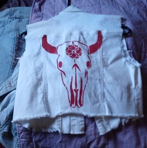 Custom jean jacket/vests